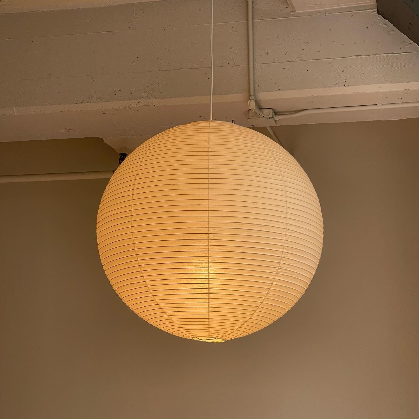 Washi Paper Suspension Lamp for Living Room