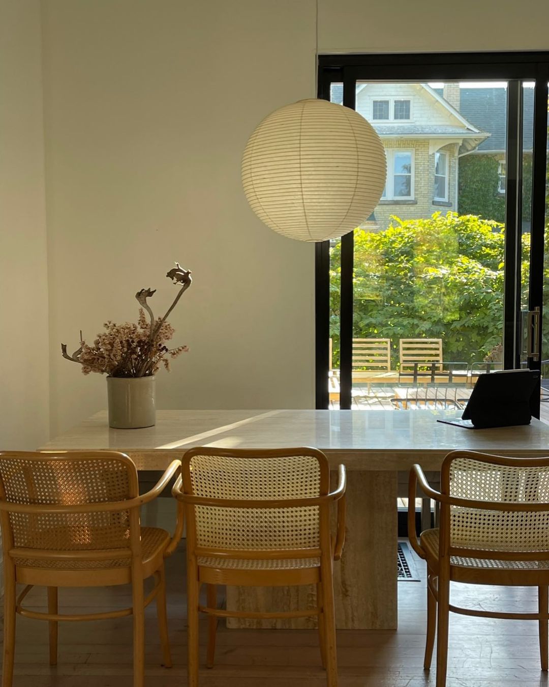 Washi Paper Suspension Lamp for Living Room