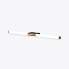 Moren Minimalist Linear Metal Wall Lamp, Gold