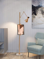 With Frame Support Floor Lamp