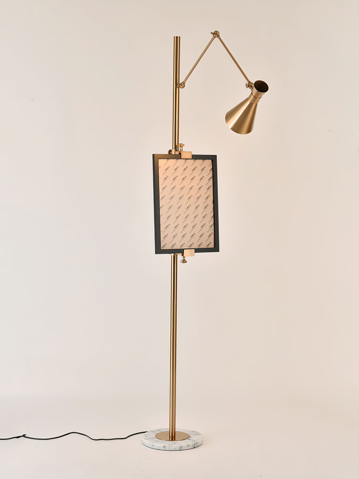 With Frame Support Floor Lamp