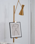 With Frame Support Floor Lamp