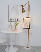 With Frame Support Floor Lamp