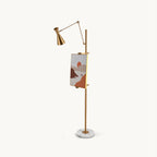 With Frame Support Floor Lamp