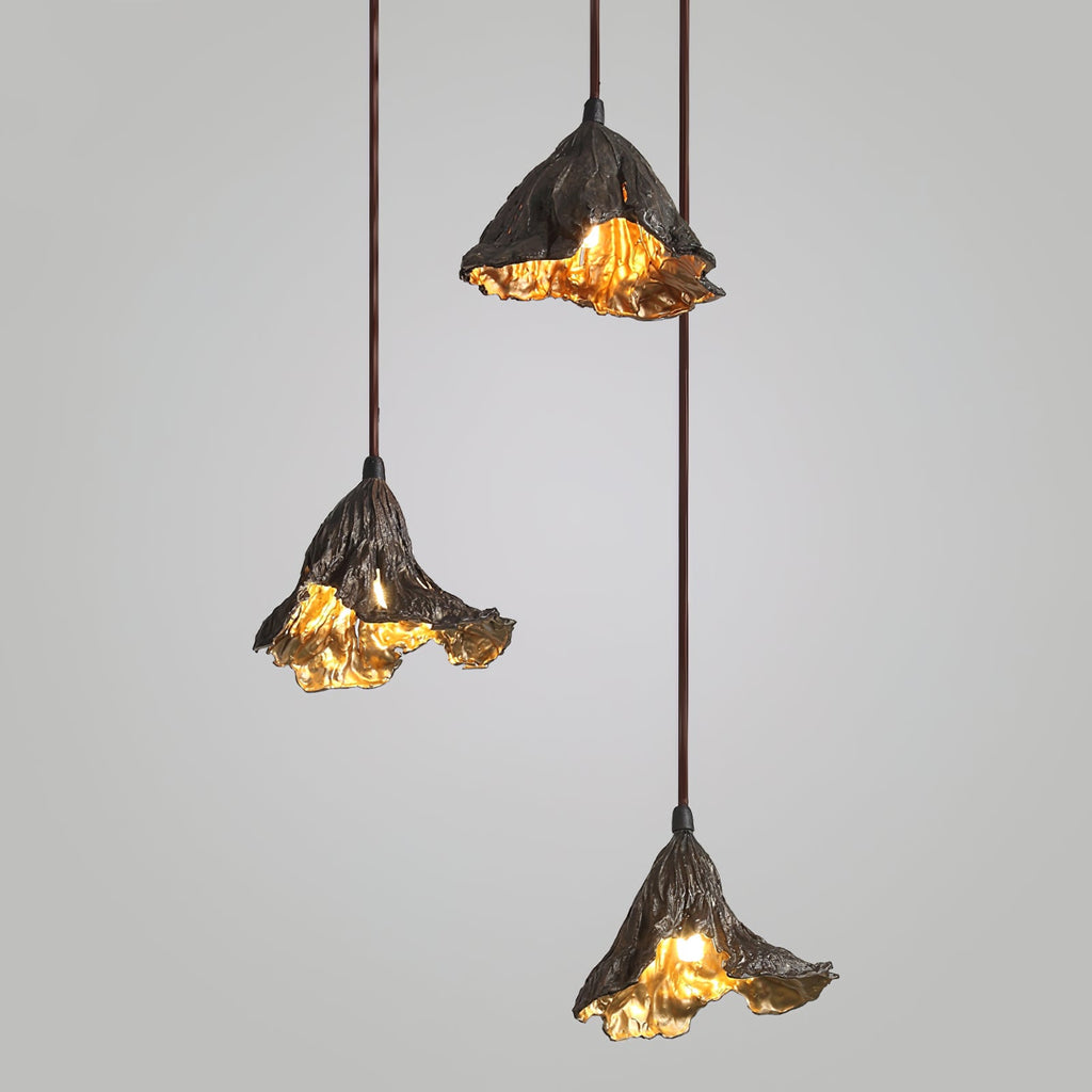 Withered Lotus Leaf Pendant Lamp