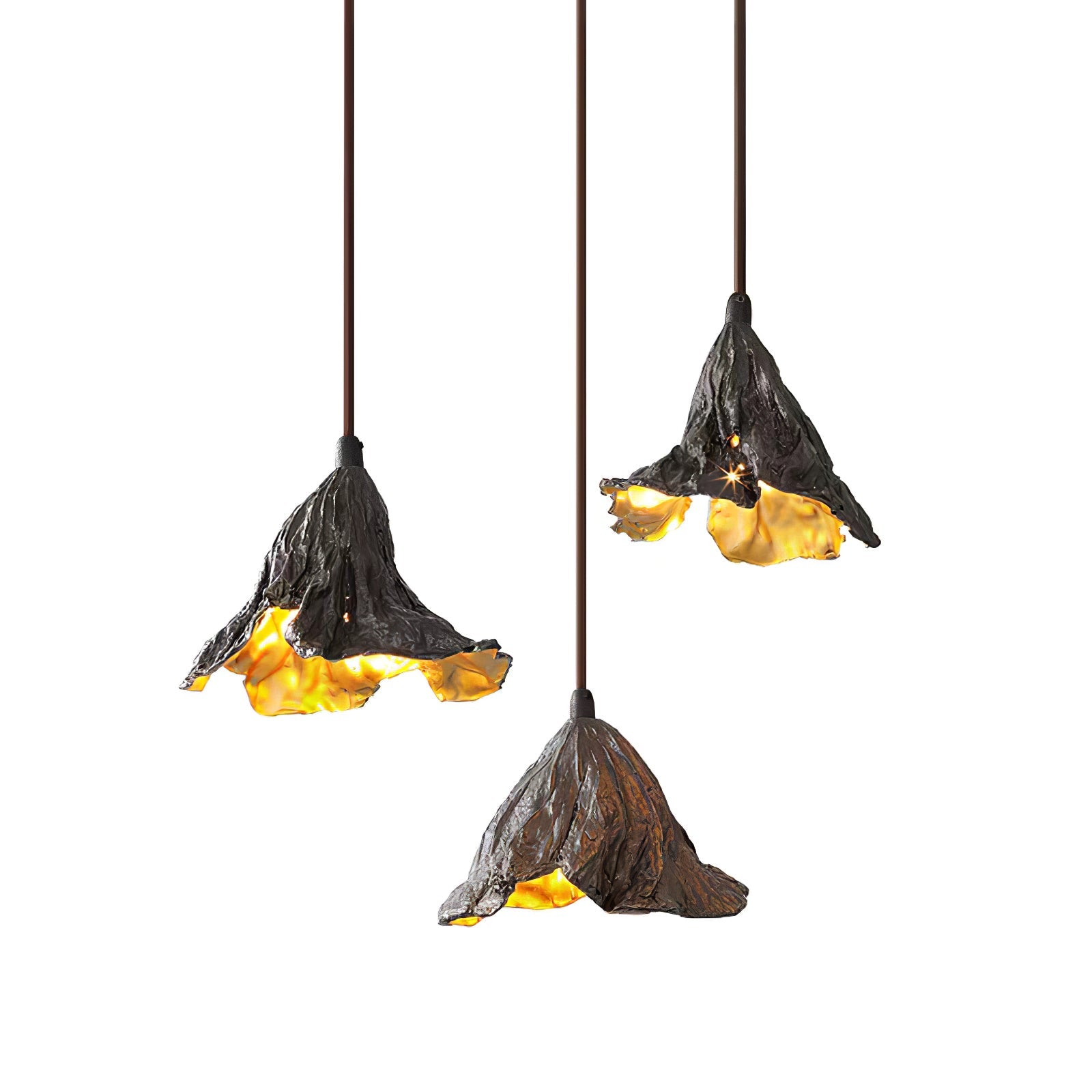 Withered Lotus Leaf Pendant Lamp
