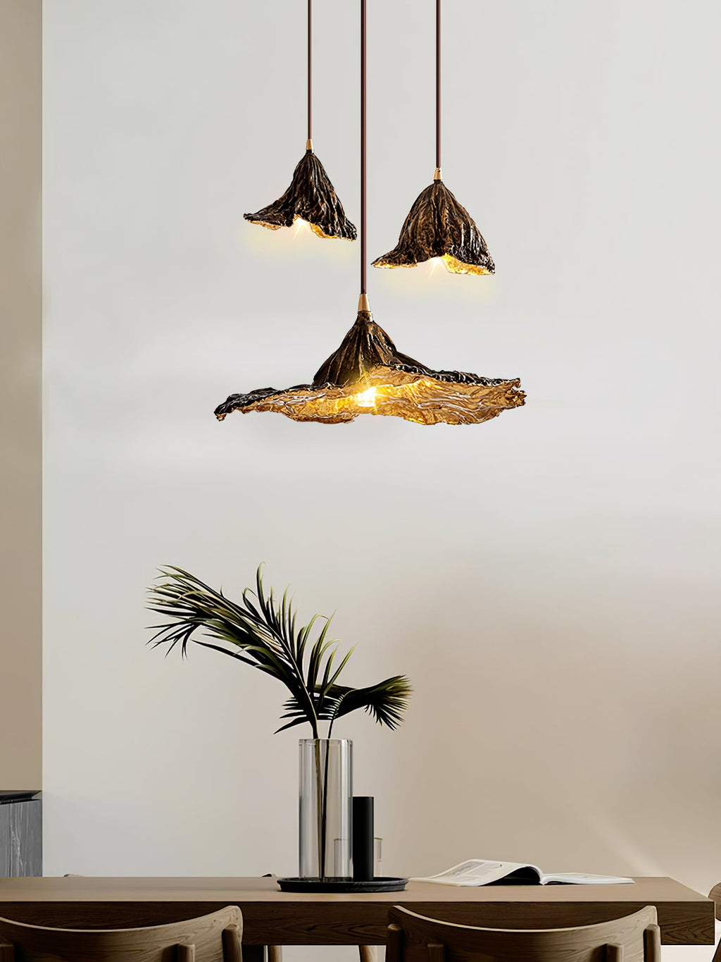 Withered Lotus Leaf Pendant Lamp