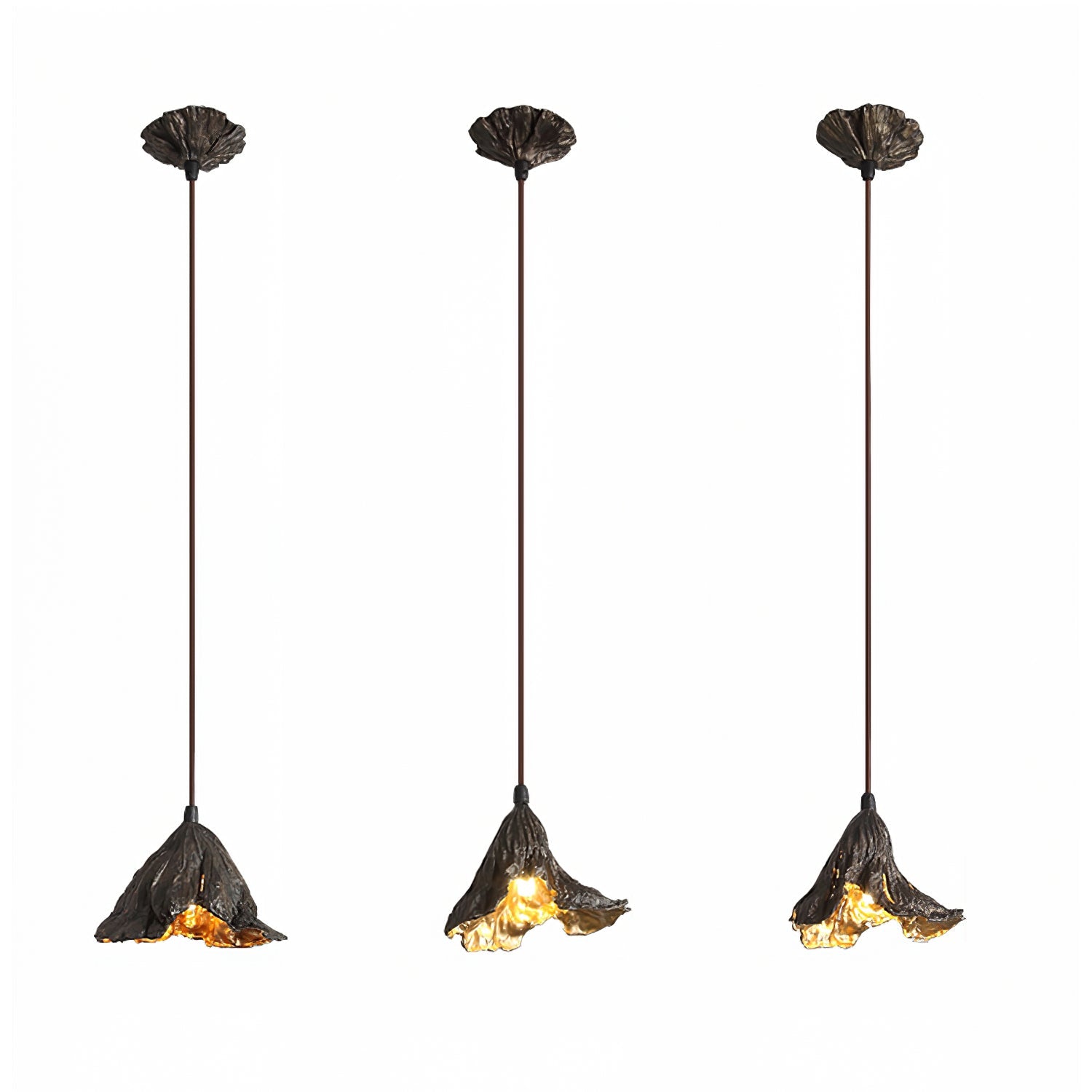 Withered Lotus Leaf Pendant Lamp
