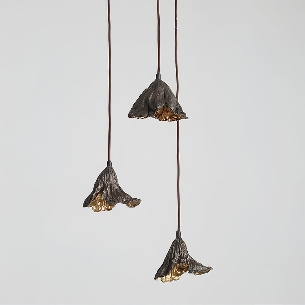 Withered Lotus Leaf Pendant Lamp