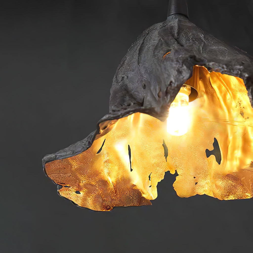 Withered Lotus Leaf Pendant Lamp