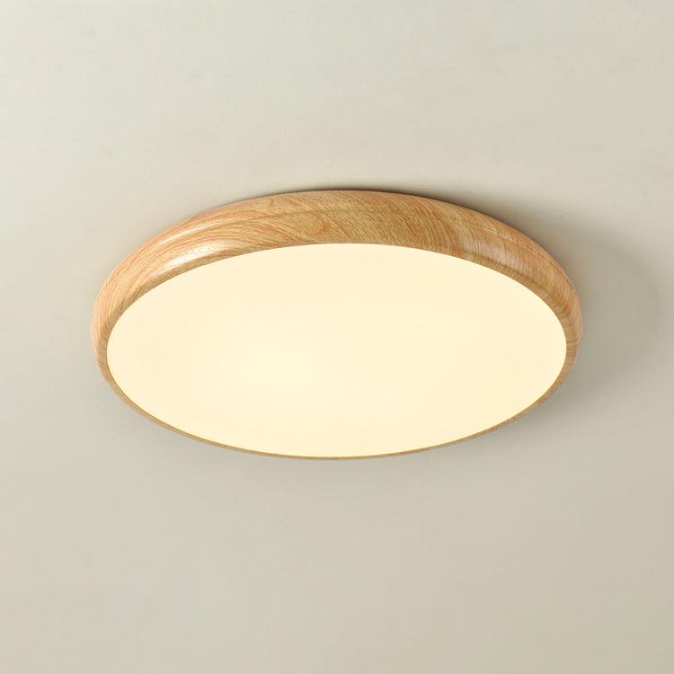 Grena Wood Grain Round Ceiling Light