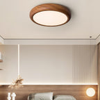 Grena Wood Grain Round Ceiling Light