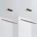 Wood Horizontal Pendant Light