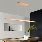 Wood Horizontal Pendant Light
