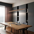 Wood Horizontal Pendant Light