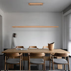 Wood Horizontal Pendant Light