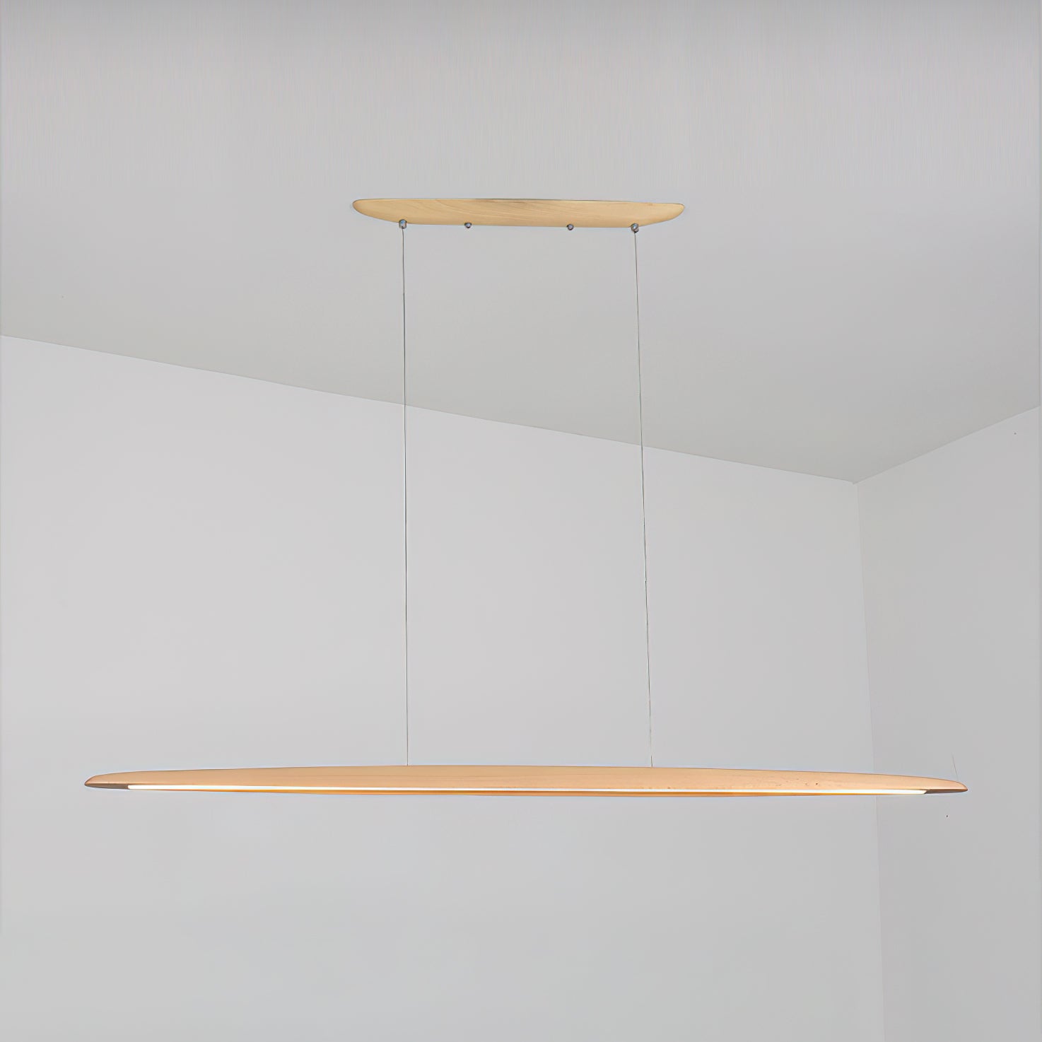 Zing Walnut Wood Minimalist Suspension