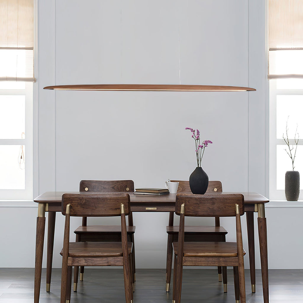 Zing Walnut Wood Minimalist Suspension