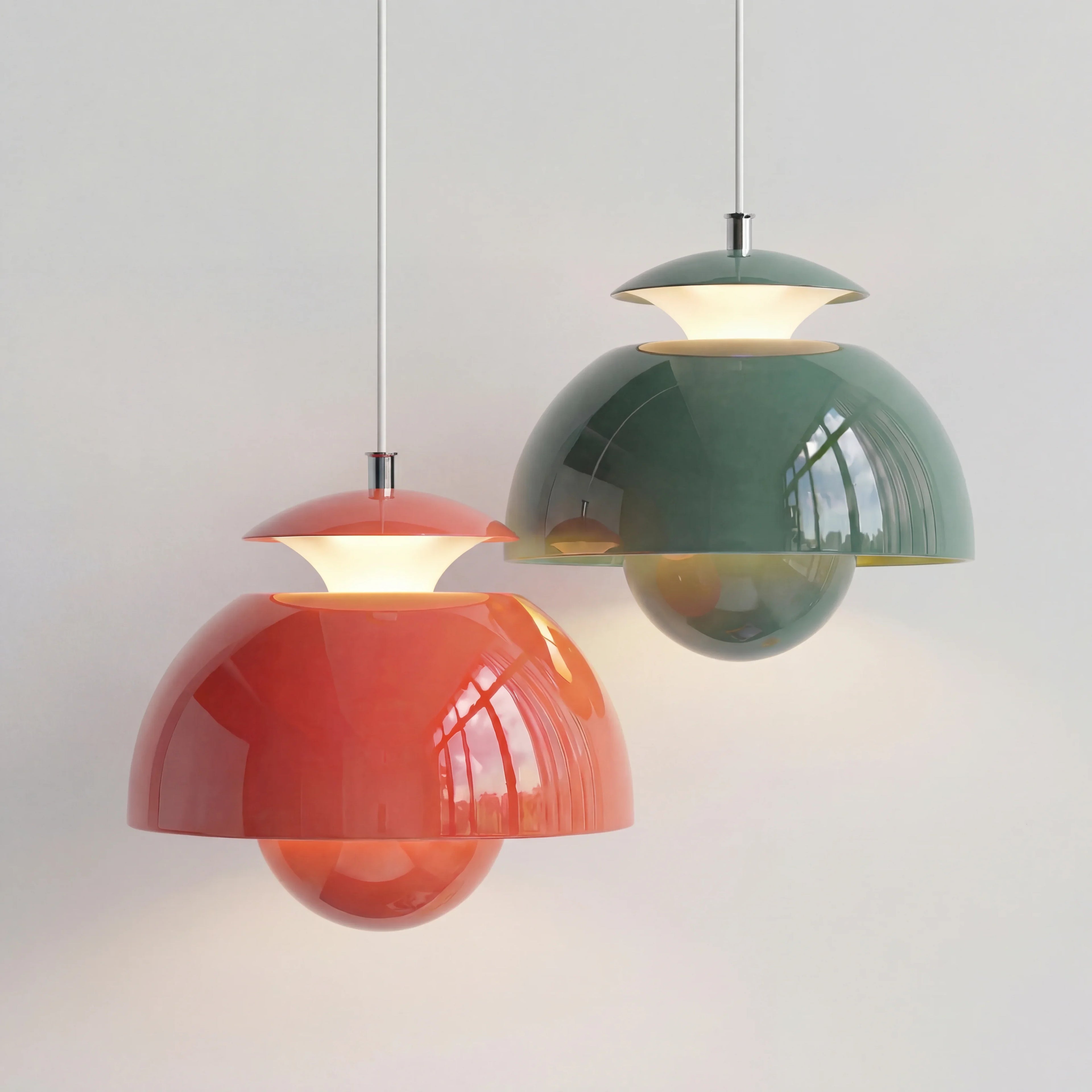 Ymir Nordic Bud Metal Pendant Light