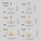 Silva Chandelier French Crystal Living Room Dining Room