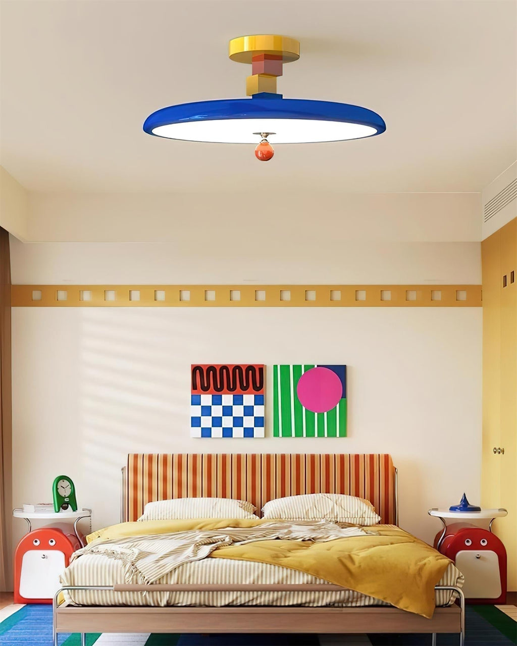 Zeno Geometric Acrylic Ceiling Light