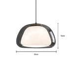 Zephyra Crystalline Dome Glass Pendant Light
