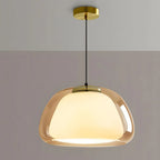 Zephyra Crystalline Dome Glass Pendant Light