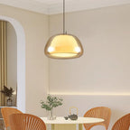 Zephyra Crystalline Dome Glass Pendant Light