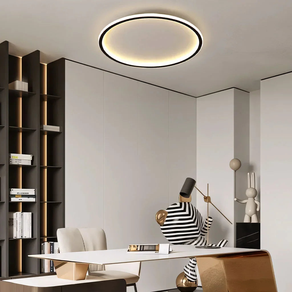 Zev Round Hollow Ceiling Light