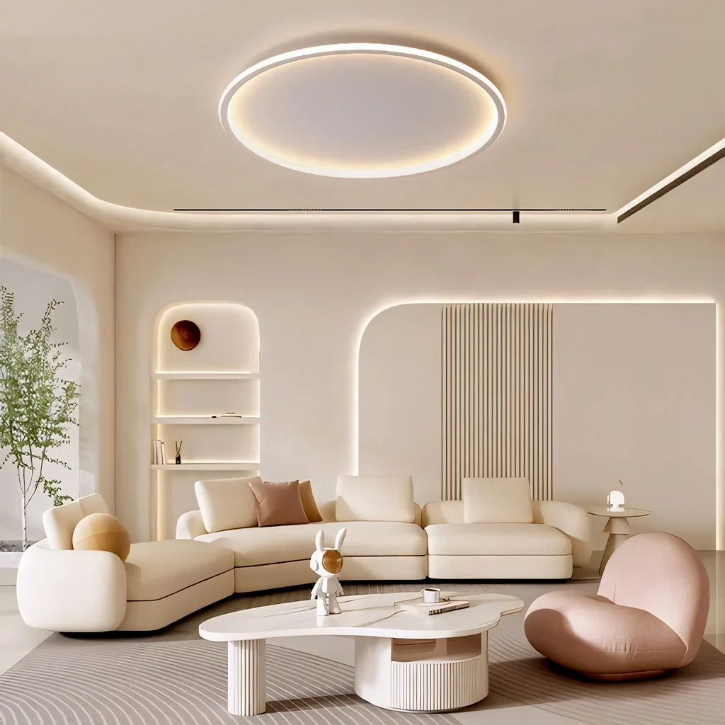 Zev Round Hollow Ceiling Light