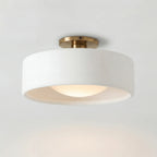 Zora Minimalist Porcelain Mount Ceiling Light