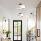 Zora Minimalist Porcelain Mount Ceiling Light