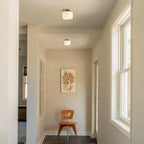Zora Minimalist Porcelain Mount Ceiling Light