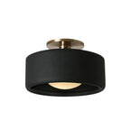 Zora Minimalist Porcelain Mount Ceiling Light