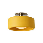 Zora Minimalist Porcelain Mount Ceiling Light