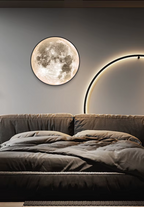 Decorative LED Wall Lamp in the Shape of a Moon