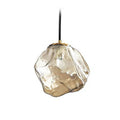 Modern Pendant Lamp with Irregular Glass Shade