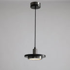 Modern Hanging Lamp with Marble Style Detail