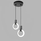Modern LED Pendant Lamp Gold Ring