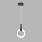 Modern LED Pendant Lamp Gold Ring