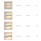 Arisha LED Metal Indoor Wall Lamp Rotatable, White