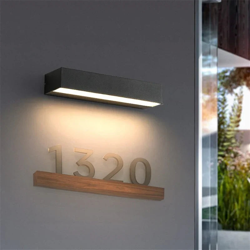 Modern LED Wall Lamp – Minimalist Outdoor Lighting