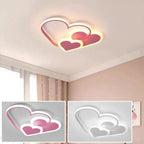 Modern LED Ceiling Lamp in the Shape of Hearts for Children's Room