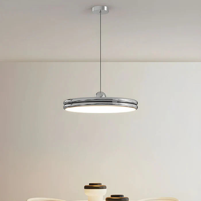 Modern Disc-Shaped Pendant Lamp – Minimalist LED Lighting for Dining Rooms and Living Rooms