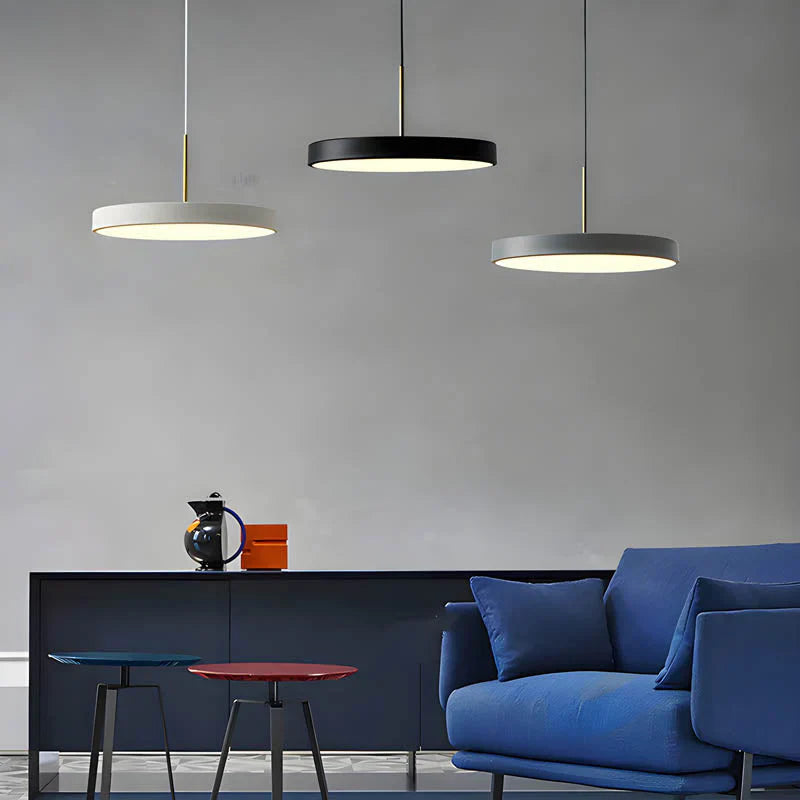Modern Round LED Pendant Lamp for Dining Room and Living Room