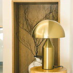 Conn mushroom table lamp