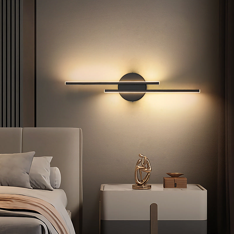 Elgo Modern Linear Wall Sconce for Bedroom