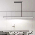 Arisha Modern LED Pendant Light Linear Black/Brown Dining Room Metal