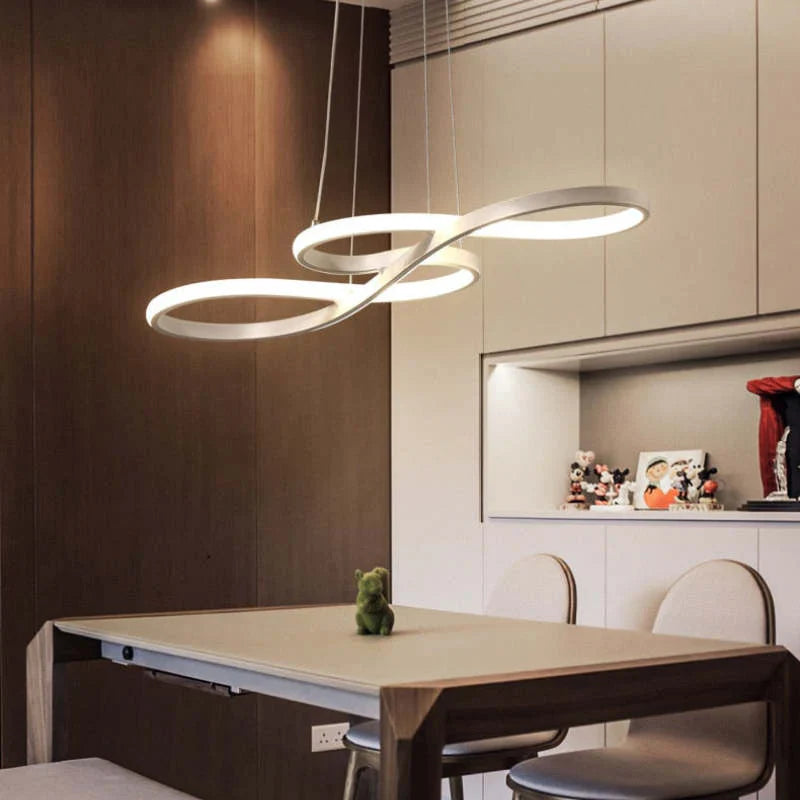 LED Pendant Lamp Chandelier in the Shape of Musical Notes – Creative Modern Ceiling Lighting