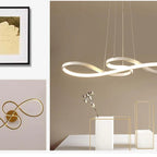 LED Pendant Lamp Chandelier in the Shape of Musical Notes – Creative Modern Ceiling Lighting